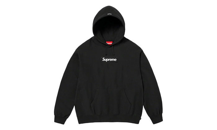 Supreme Box Logo Hooded Sweatshirt Black