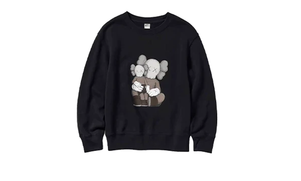 Uniqlo Longsleeve Sweatshirt KAWS Black