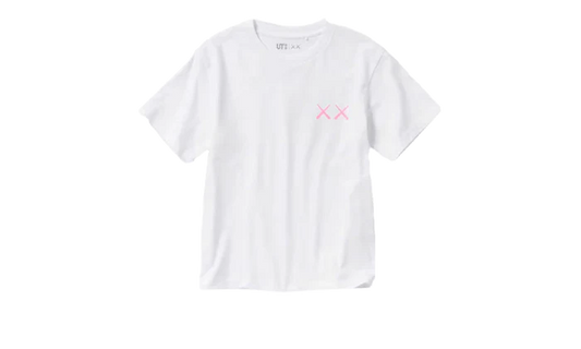 Uniqlo T-Shirt KAWS Pink Graphic